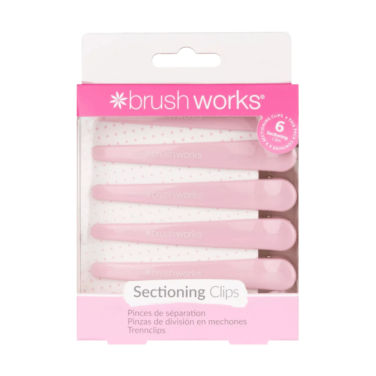 Brushworks Sectioning Clips (Pack of 6)