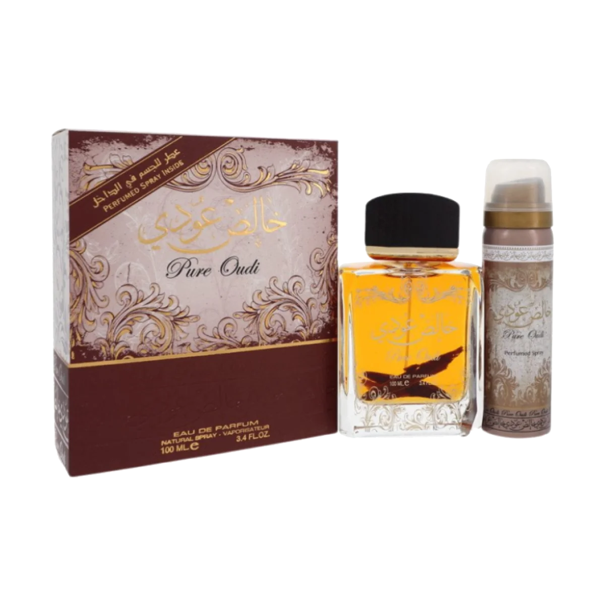 Lattafa Pure Oudi EdP 100ml + Deodorant Spray 50ml